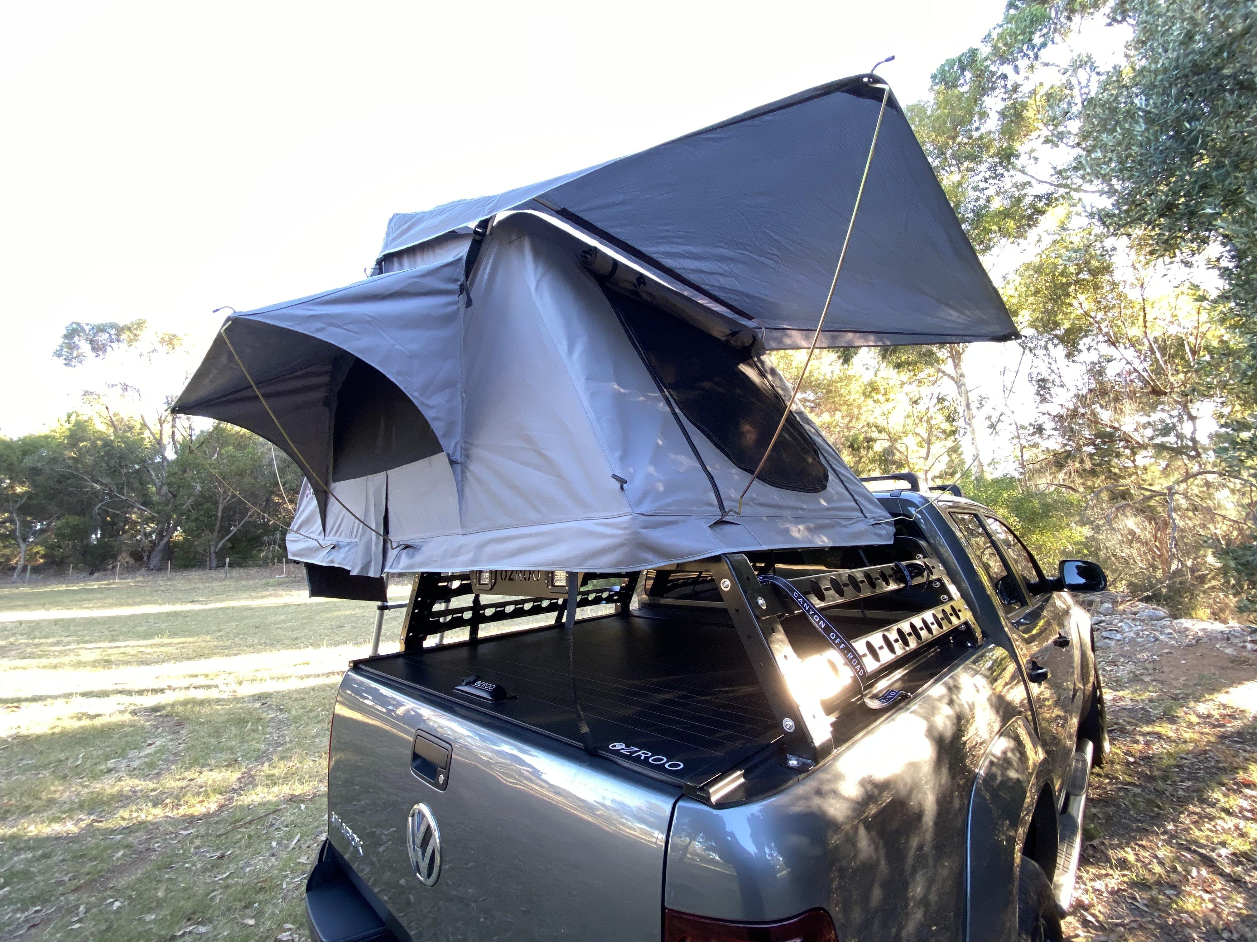 Rooftop Tent/ Tubrack/ Rollercover Package - 2 Person Soft Shell Tent (SHORT STYLE TENT) - Image 3