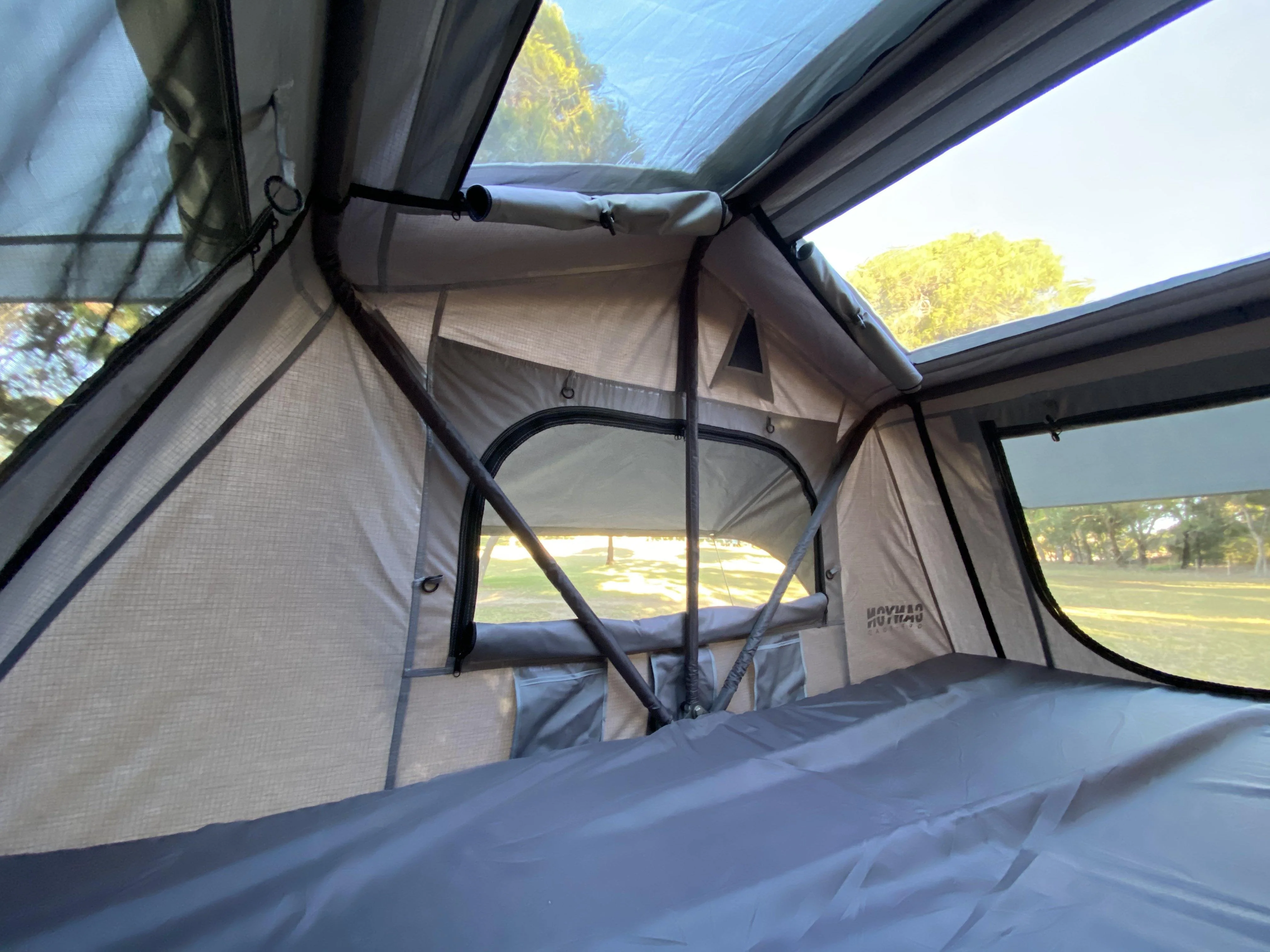 Rooftop Tent/ Tubrack/ Rollercover Package - 2 Person Soft Shell Tent (SHORT STYLE TENT) - Image 5