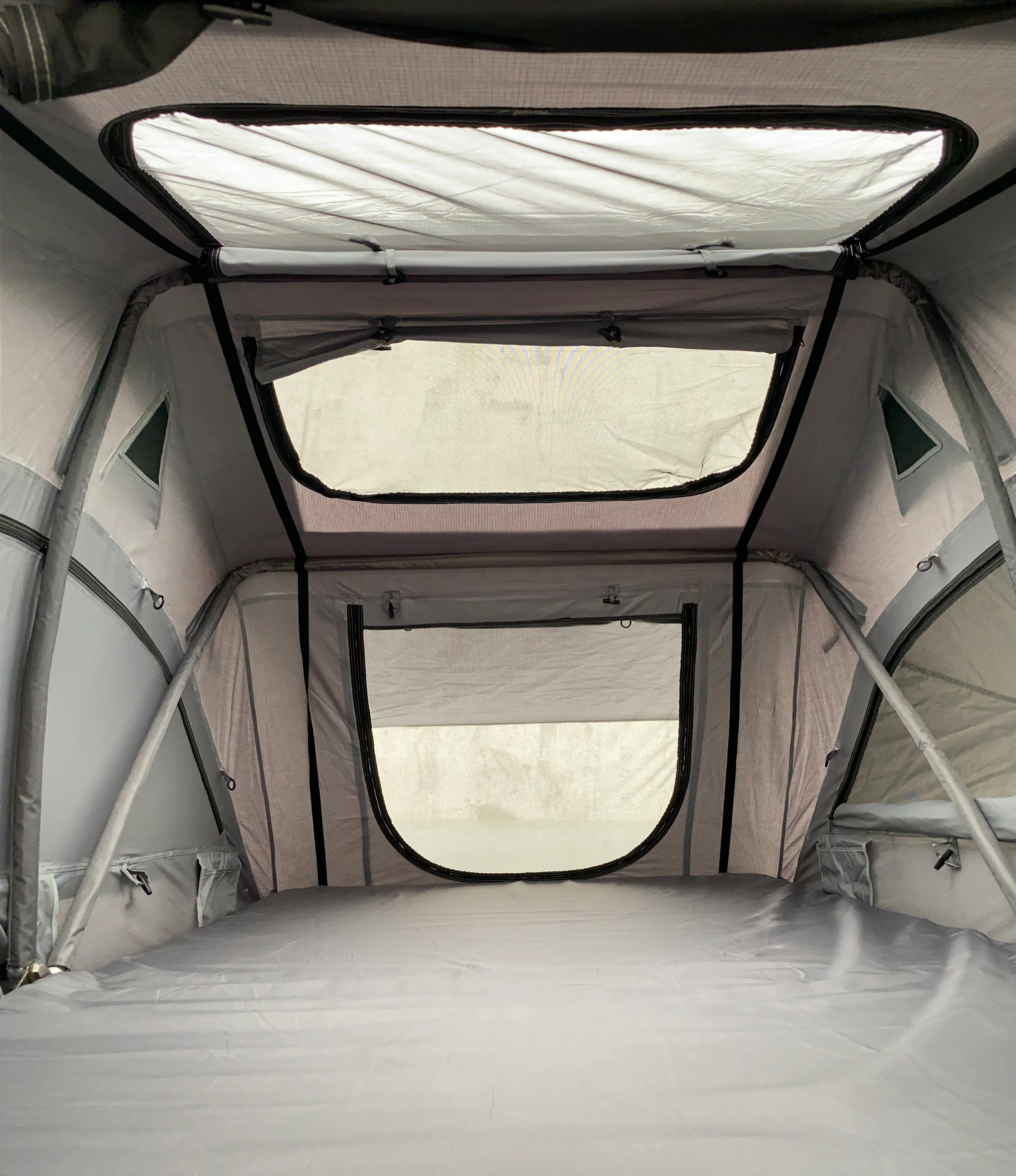 Rooftop Tent/ Tubrack/ Rollercover Camping Package - 2 Person Soft Shell Tent (PANORAMA Short Style) - Image 4