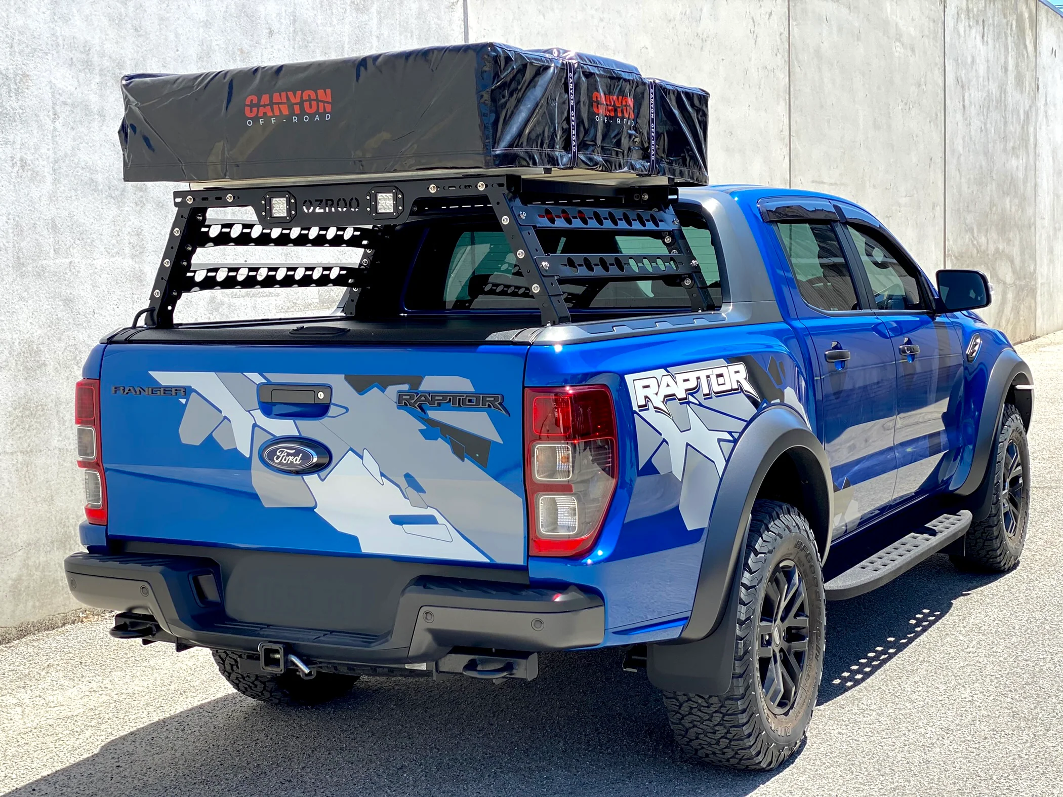 Rooftop Tent/ Tubrack/ Rollercover Package - 2 Person Soft Shell Tent (LONG STYLE PANORAMA) - Image 9