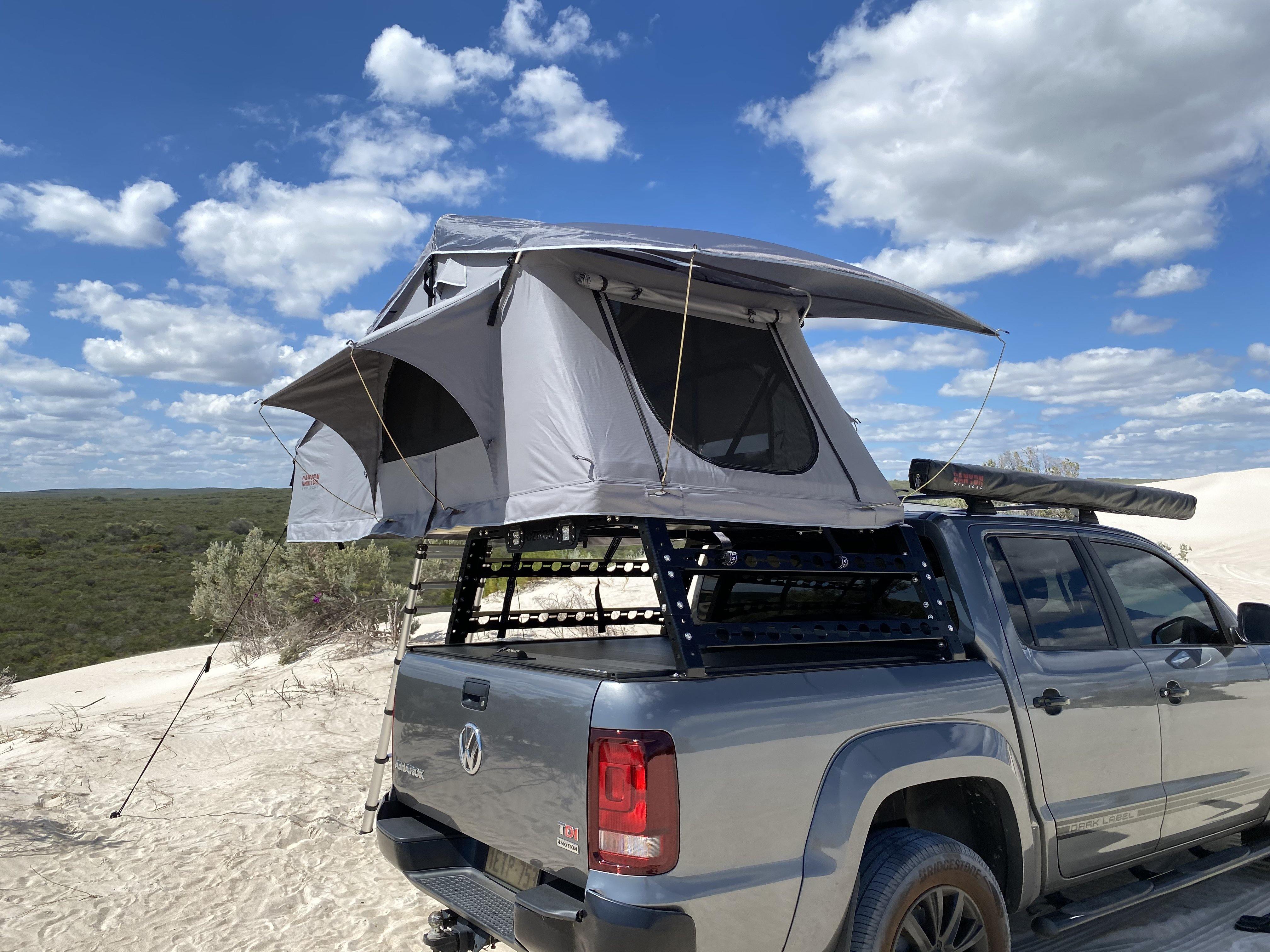 Rooftop Tent & Tubrack Package - 2 Person Soft Shell Tent (Long Style Tent) - Image 6
