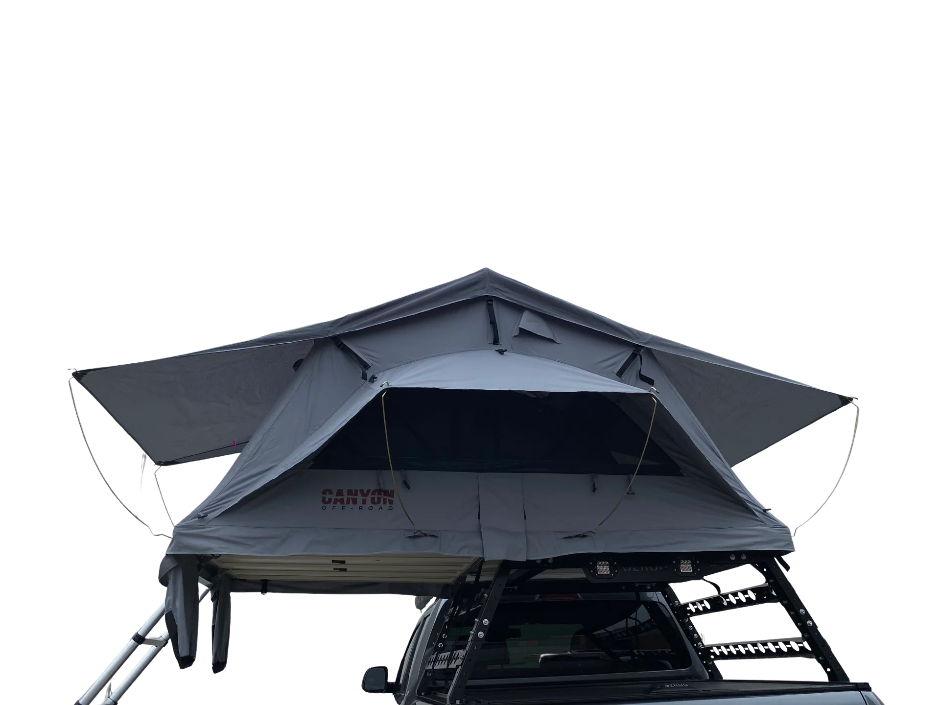 Rooftop Tent & Tubrack Package - 2 Person Soft Shell Tent (Short Style Panorama) - Image 7