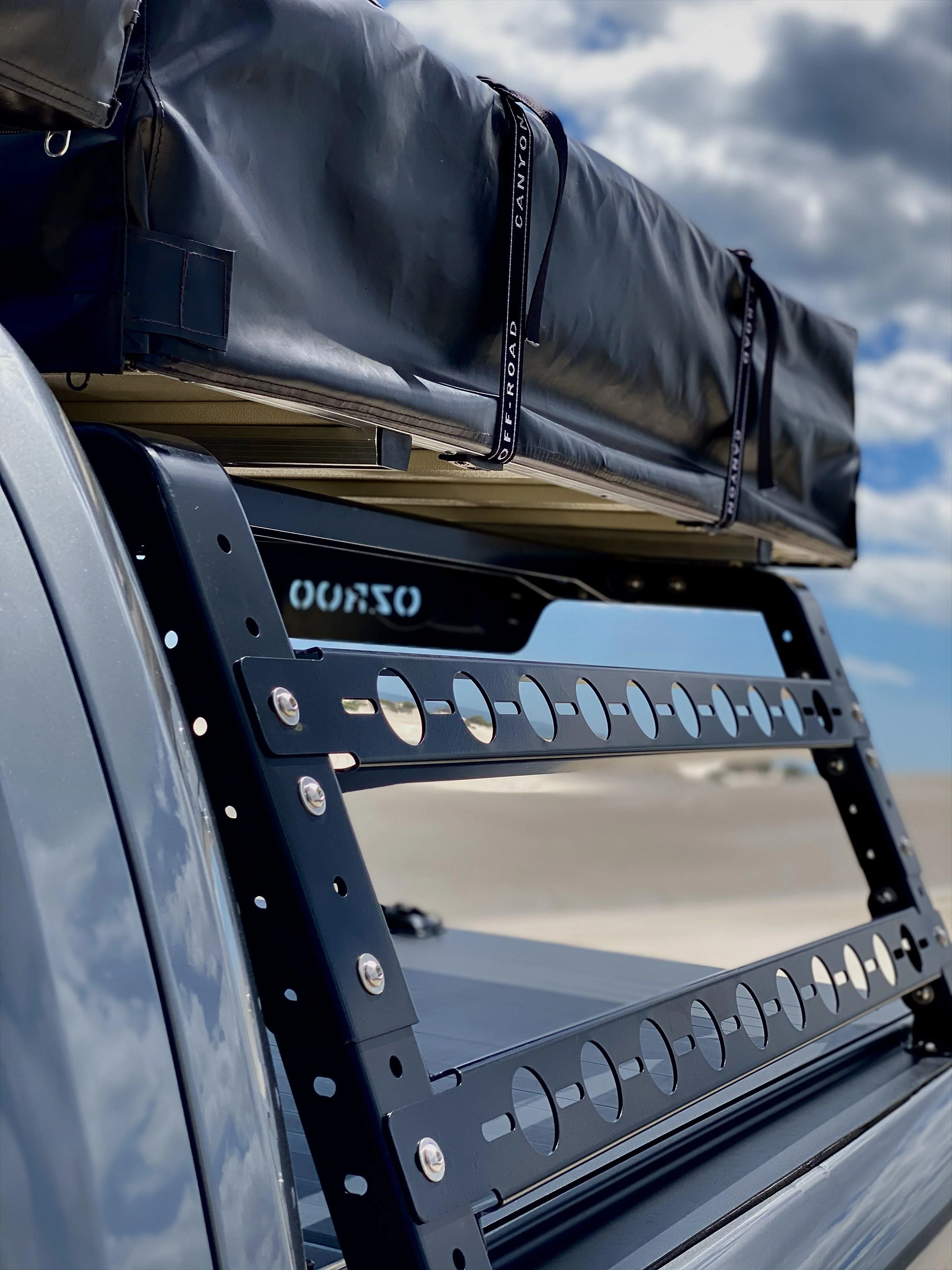 Rooftop Tent & Tubrack Package - 2 Person Soft Shell Tent (PANORAMA Long Style) - Image 4