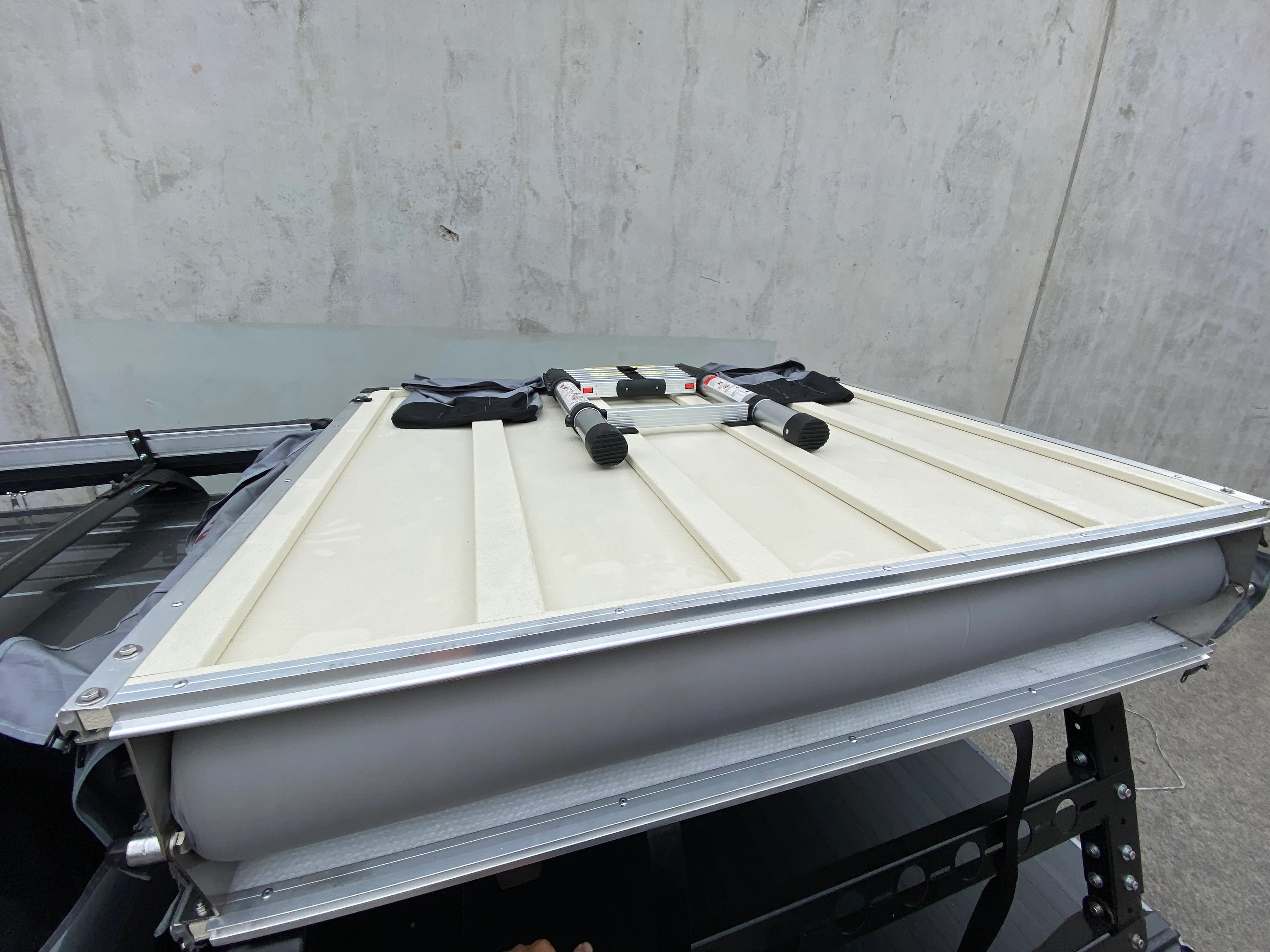 Rooftop Tent & Tubrack Package - 2 Person Soft Shell Tent (PANORAMA Long Style) - Image 8